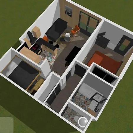 Apartament “ho Splendid” Chaleureux T2 Renove De 40m2